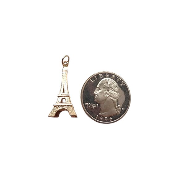 18 Karat Yellow Gold Eiffel Tower Charm #22783 - Picture 2 of 7
